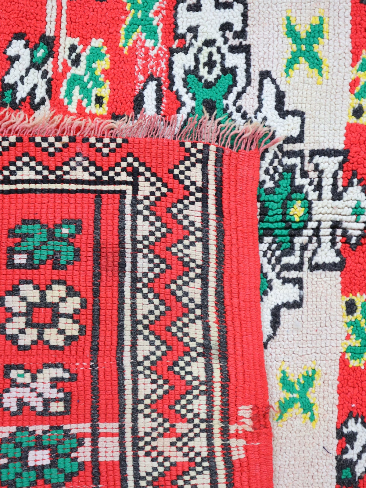 Taous Vintage Moroccan Rug 4'0" x 7'2"