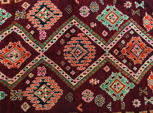 Awtiyur Vintage Moroccan Rug 6'9" x 10'8"
