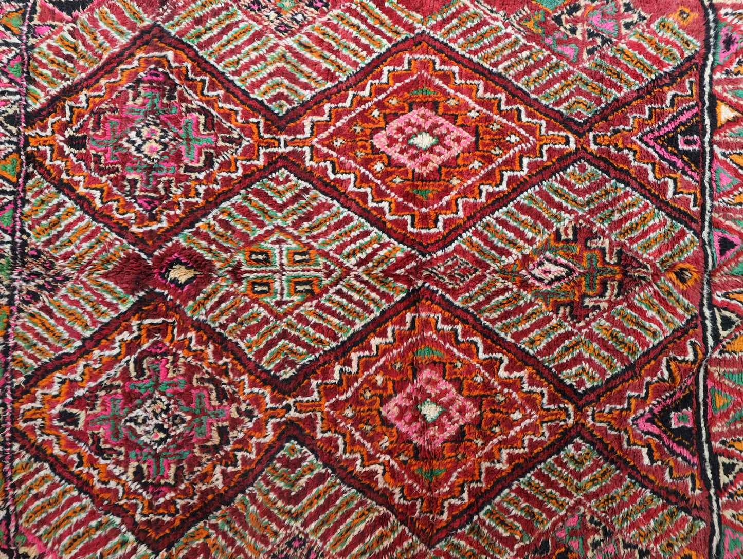 Bouguemez Vintage Moroccan Rug 6'4" x 9'5"
