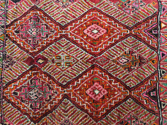 Bouguemez Vintage Moroccan Rug 6'4" x 9'5"