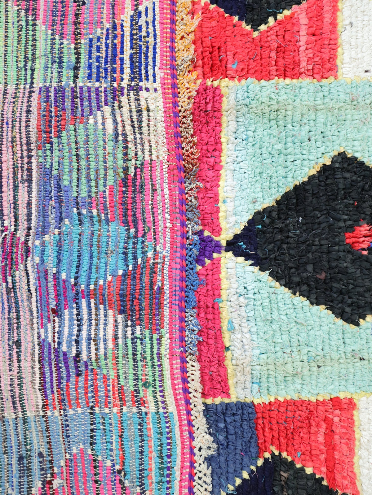 Bahya Boucherouite Rug 4'6" x 8'3"