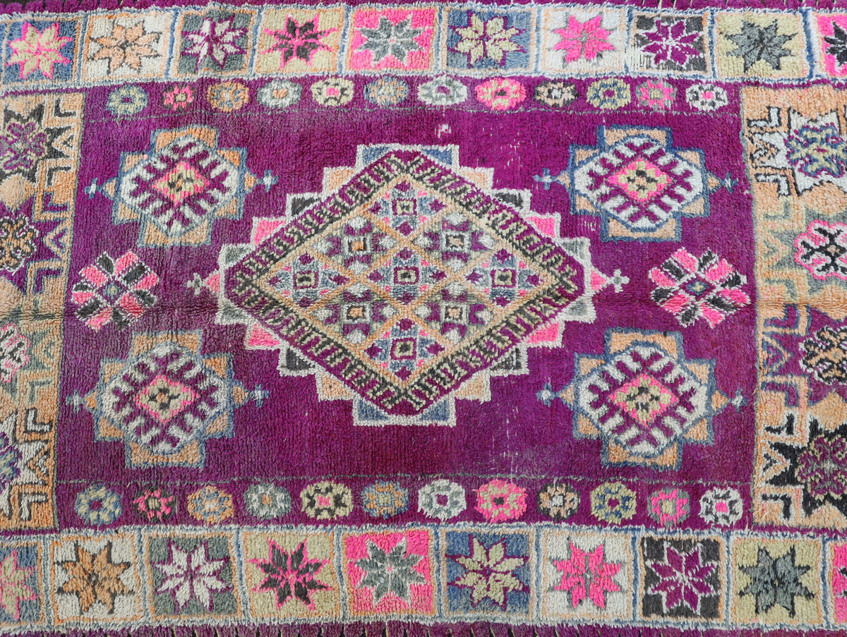 Asirem Vintage Moroccan Rug 6'6" x 13'4"