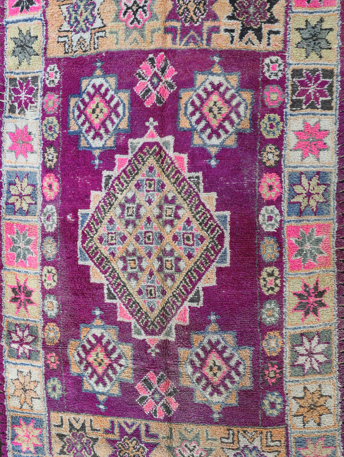 Asirem Vintage Moroccan Rug 6'6" x 13'4"