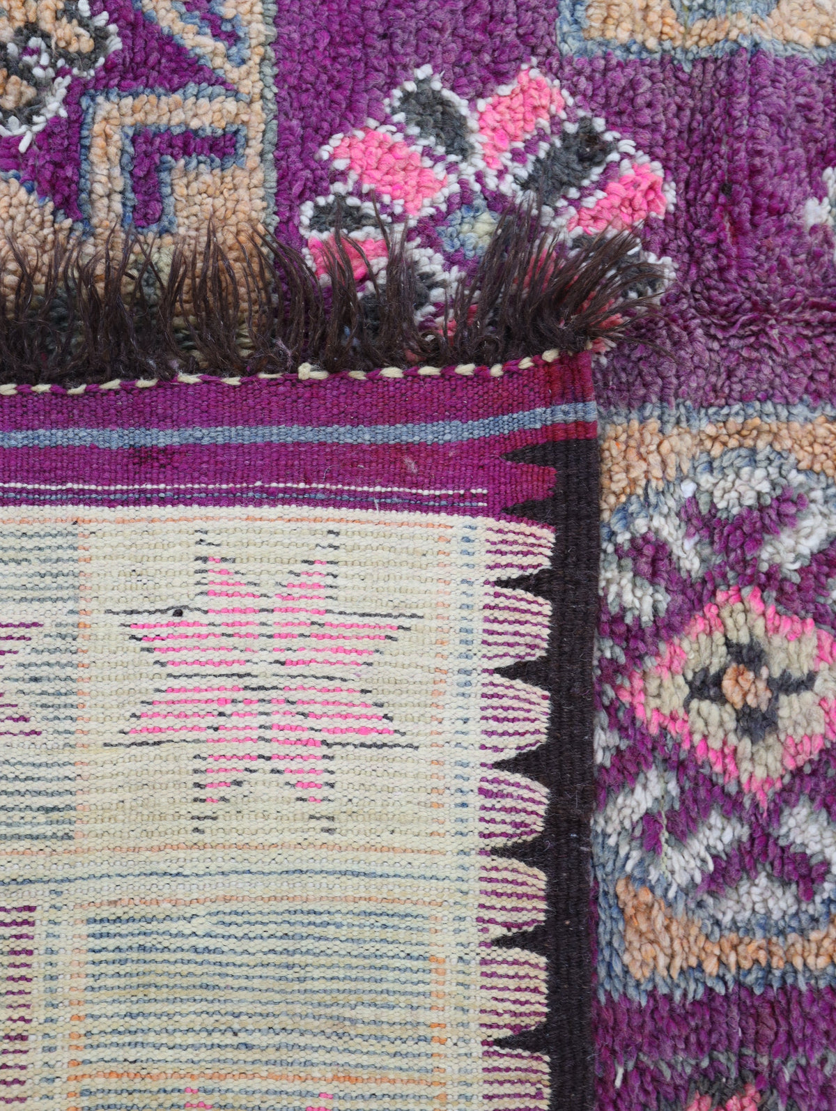 Asirem Vintage Moroccan Rug 6'6" x 13'4"