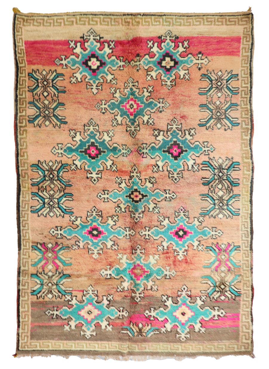Abrid Vintage Moroccan Rug 6'5" x 10'4"