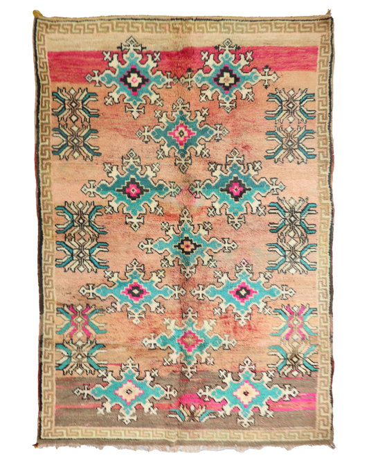 Abrid Vintage Moroccan Rug 6'5" x 10'4"