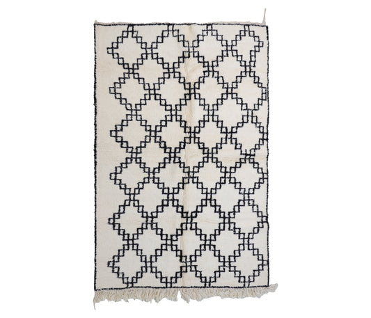 Anella Beni Ourain Rug 5'3" x 8'3"