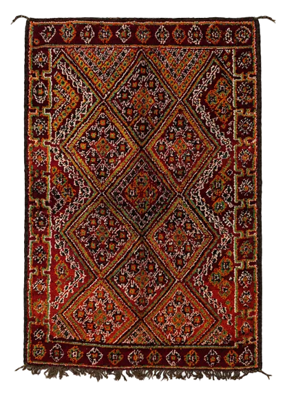 Azimdar Vintage Moroccan Rug 6'2" x 10'6"