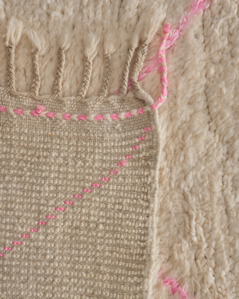 Azru Beni Ourain Rug - Custom Size