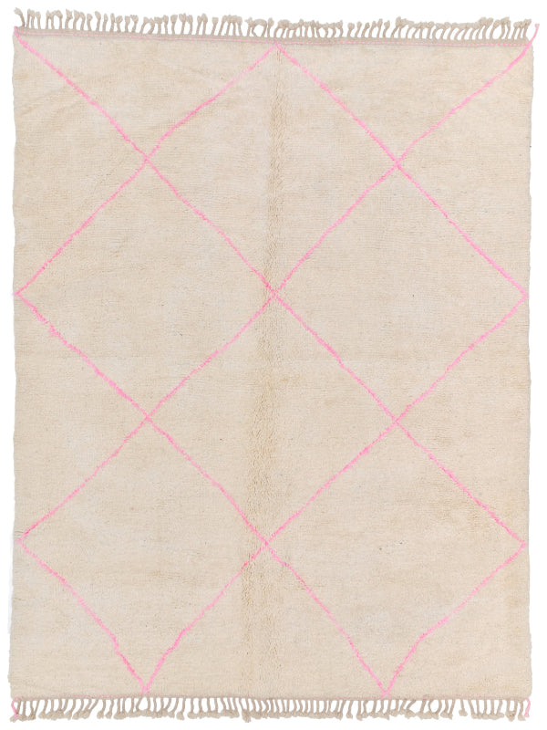 Azru Beni Ourain Rug - Custom Size