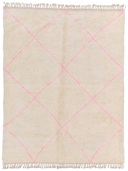 Azru Beni Ourain Rug - Custom Size