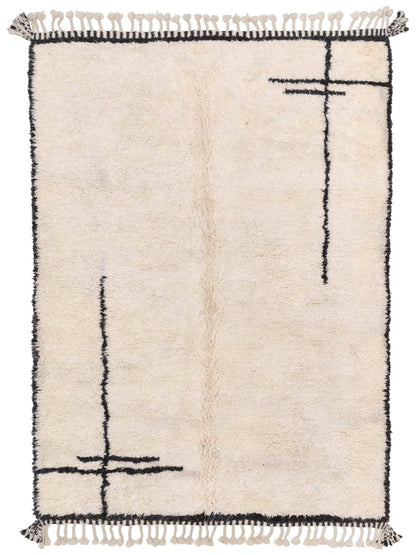 Tinireft Beni Ourain Rug - Custom Size