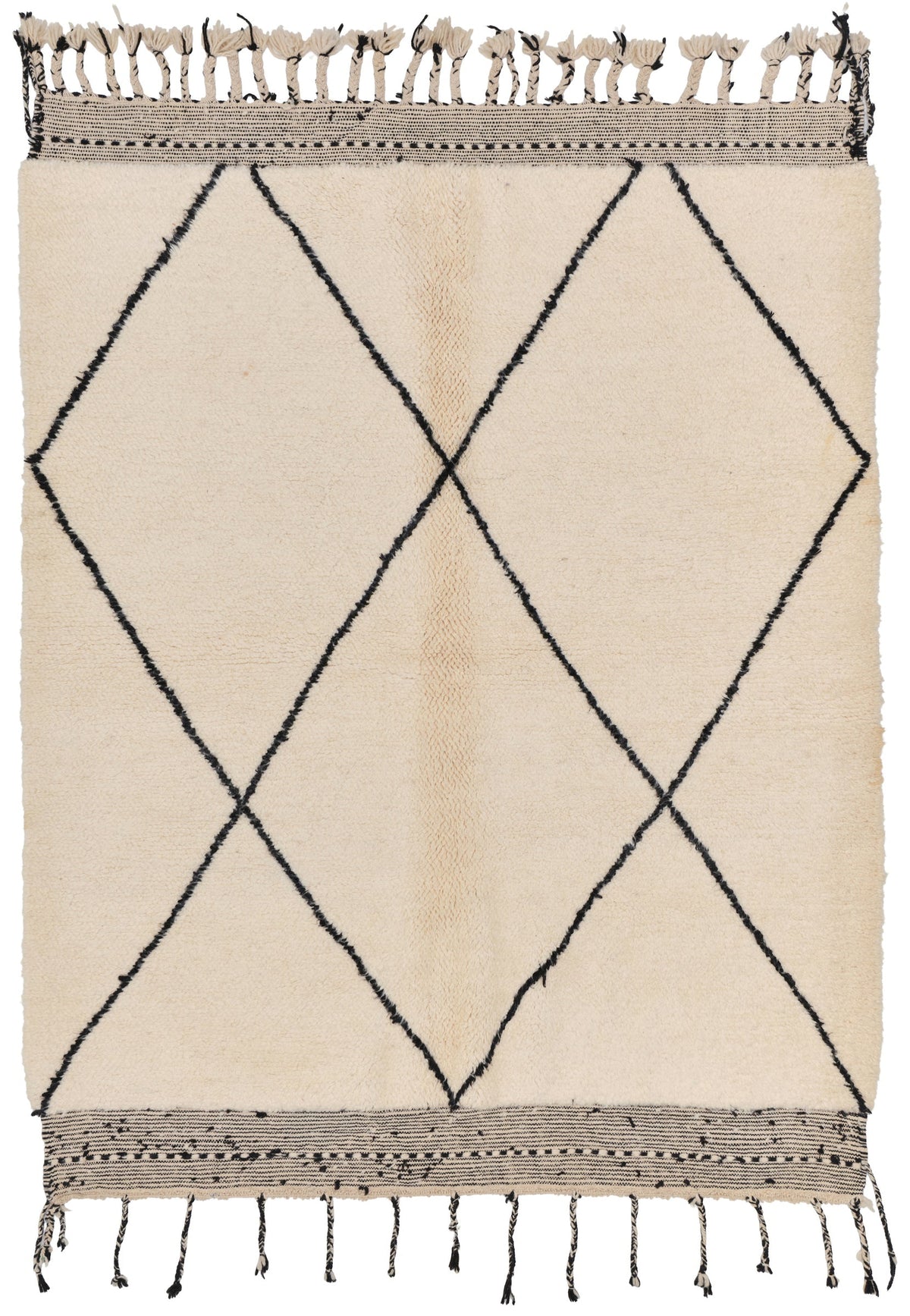 Asinagh Beni Ourain Rug - Custom Size