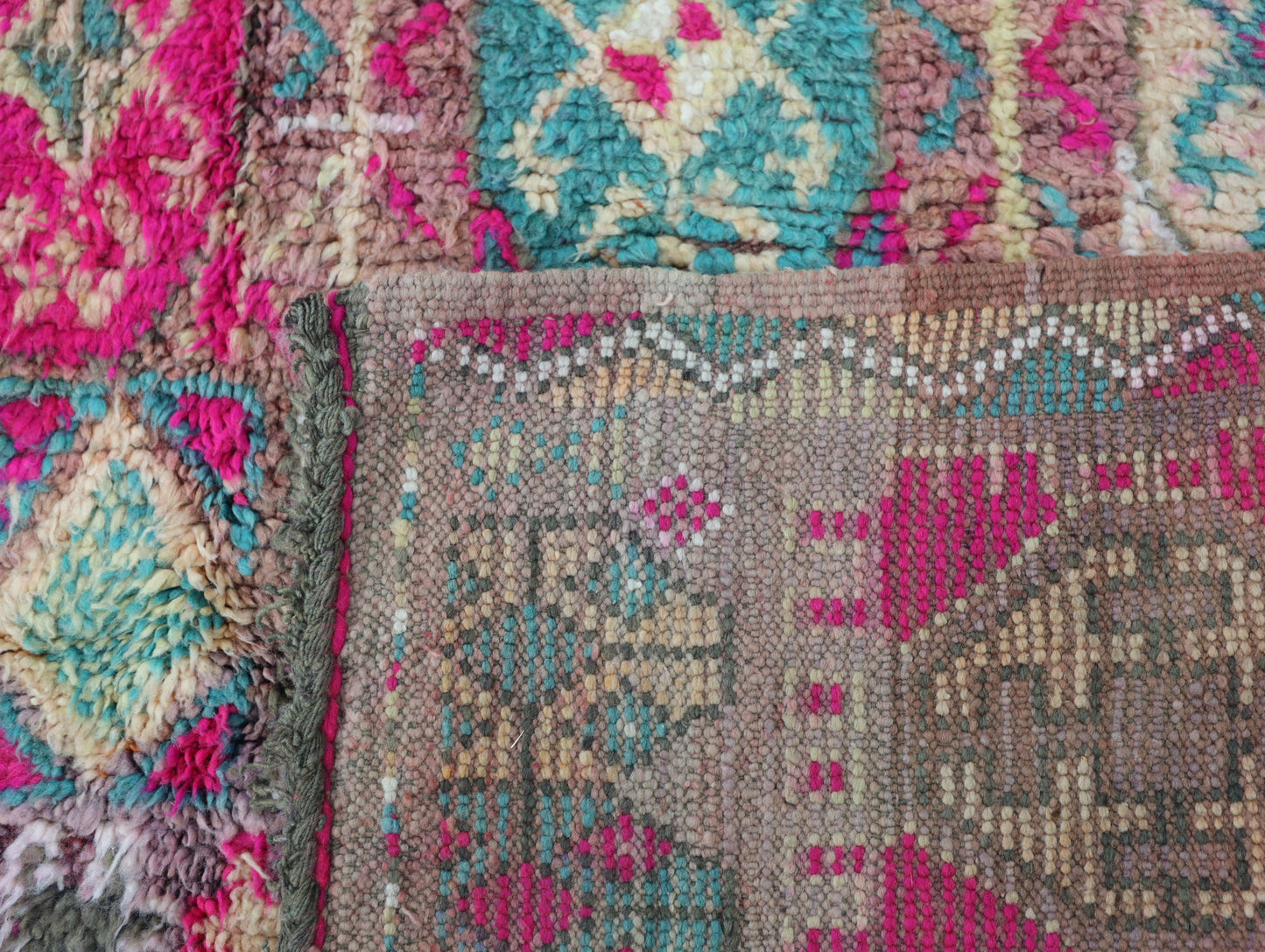 Binfa Vintage Moroccan Rug 6'5" x 9'4"