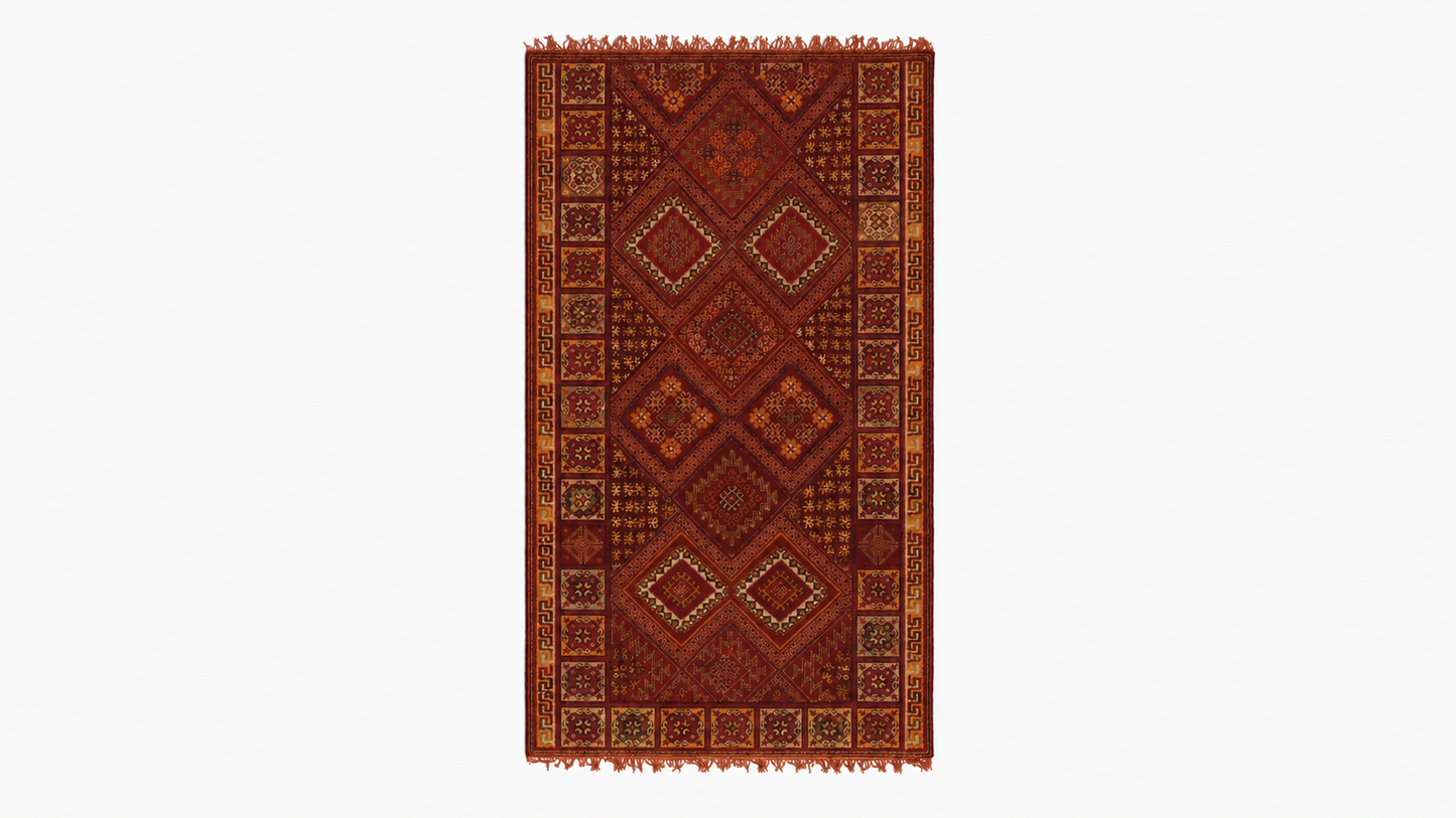 Agdud Vintage Moroccan Rug  6'1" x 11'5"