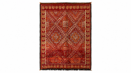 Mazara Vintage Moroccan Rug 6'4" x 9'4"