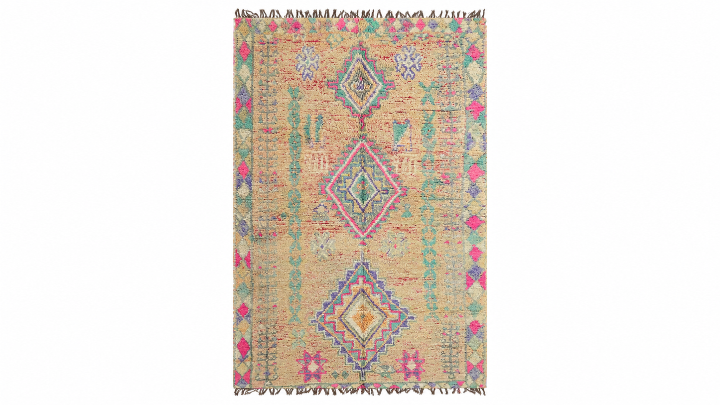Amaynut Vintage Moroccan Rug  5'6" x 12'6"