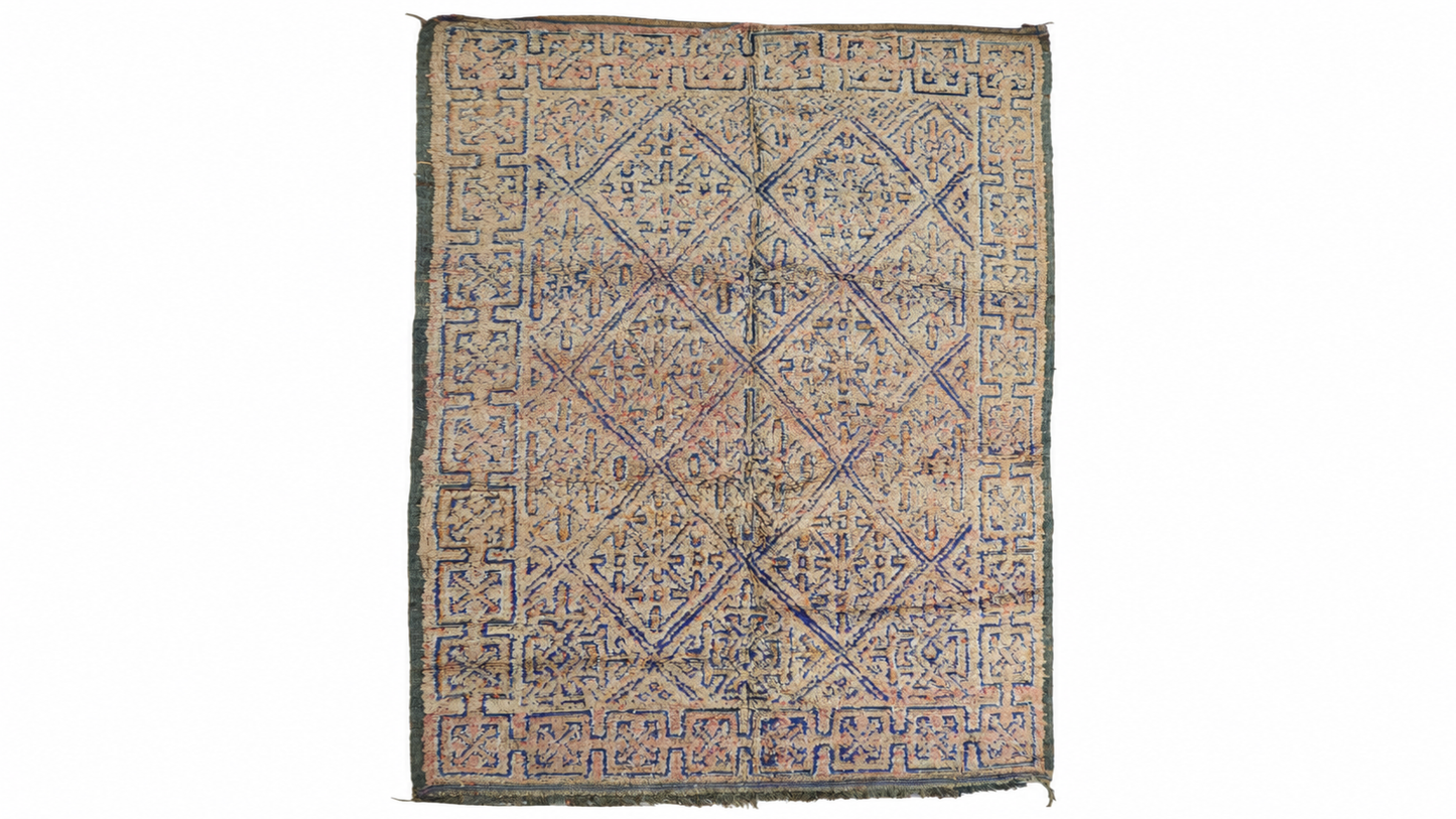 Awtiyur Vintage Moroccan Rug 6'2" x11'3"