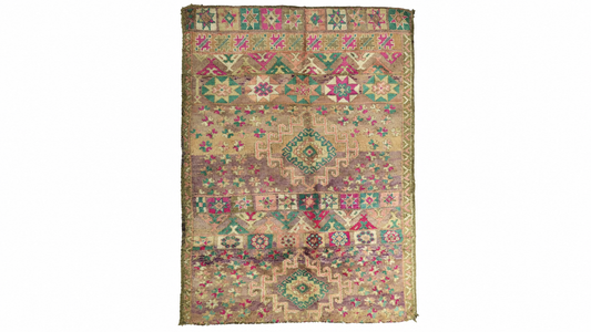 Ameghnas Vintage Moroccan Rug 6'4" x9'2"