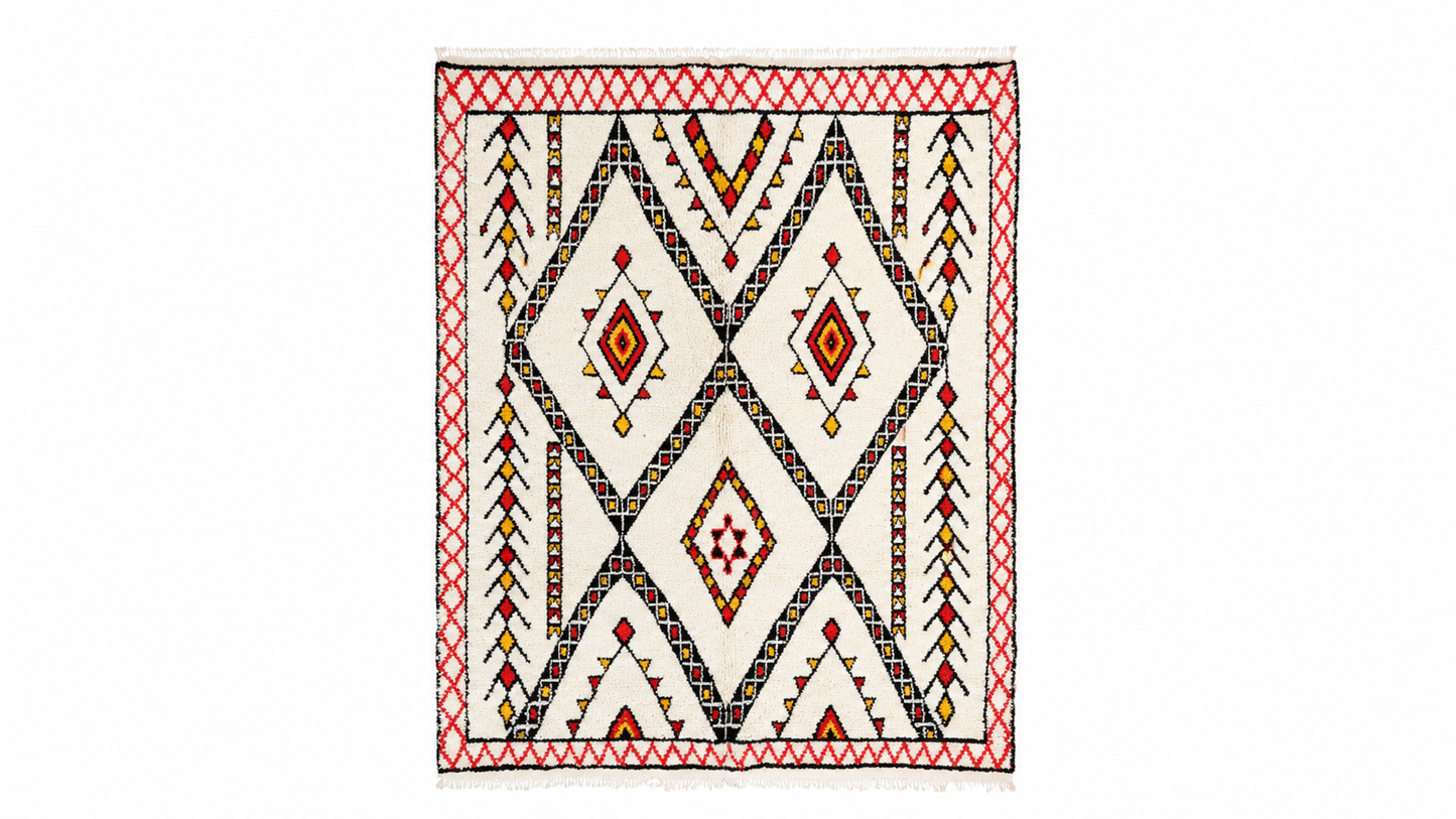 Zin Vintage Moroccan Rug  6'2" x 9'2"