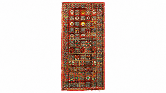 Bouguemez Vintage Moroccan Rug 2'6" x 8'7"