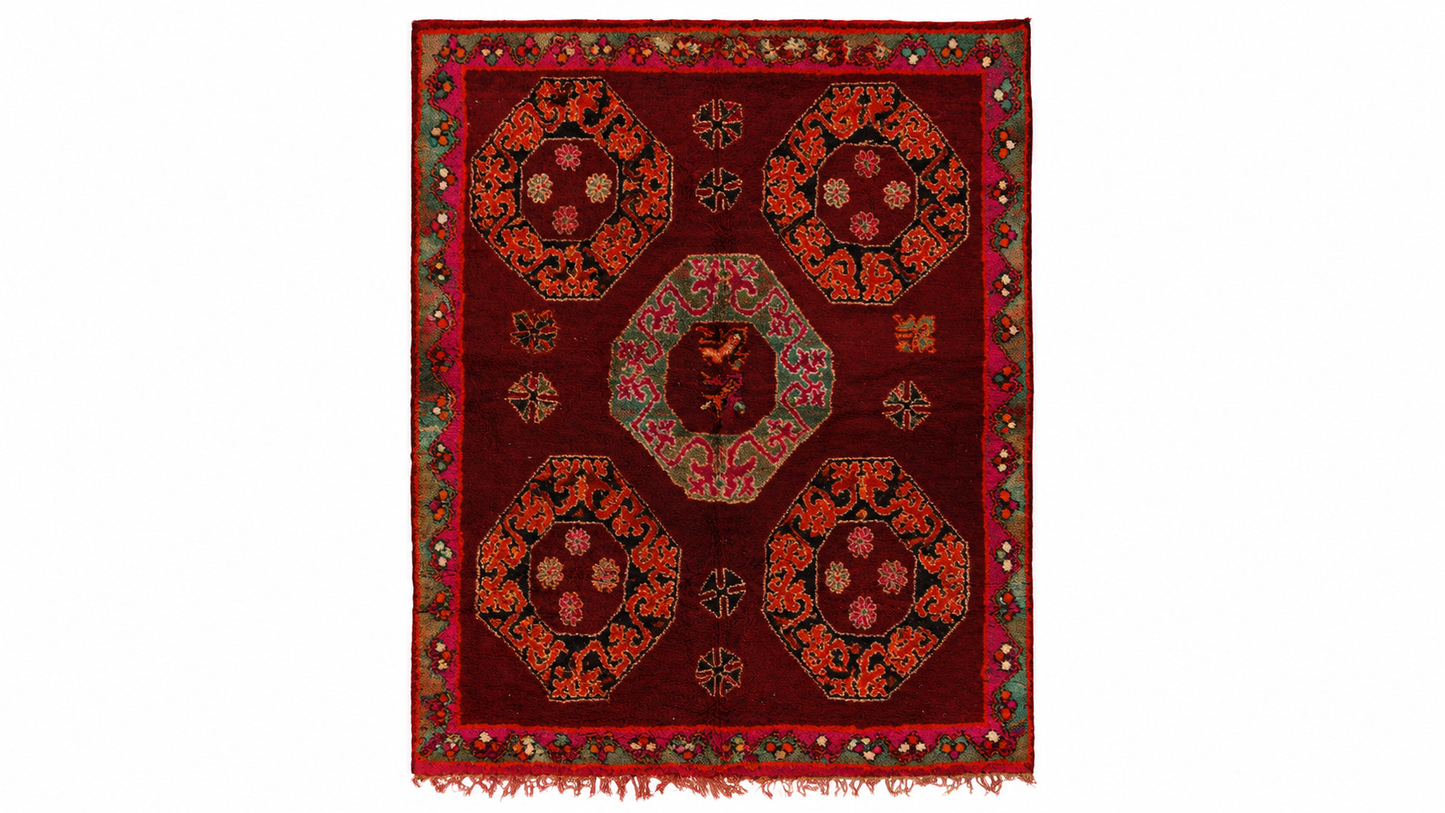 Tassadit Vintage Moroccan Rug 6'2" x 10'0"