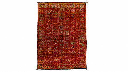 Agzoul Vintage Vintage Moroccan Rug 6'6" x 10'5"