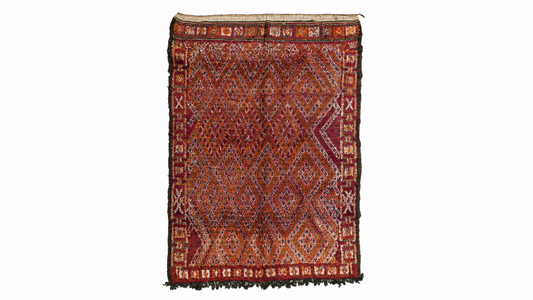 Kalzar Vintage Moroccan Rug  6'9" x 9'6"