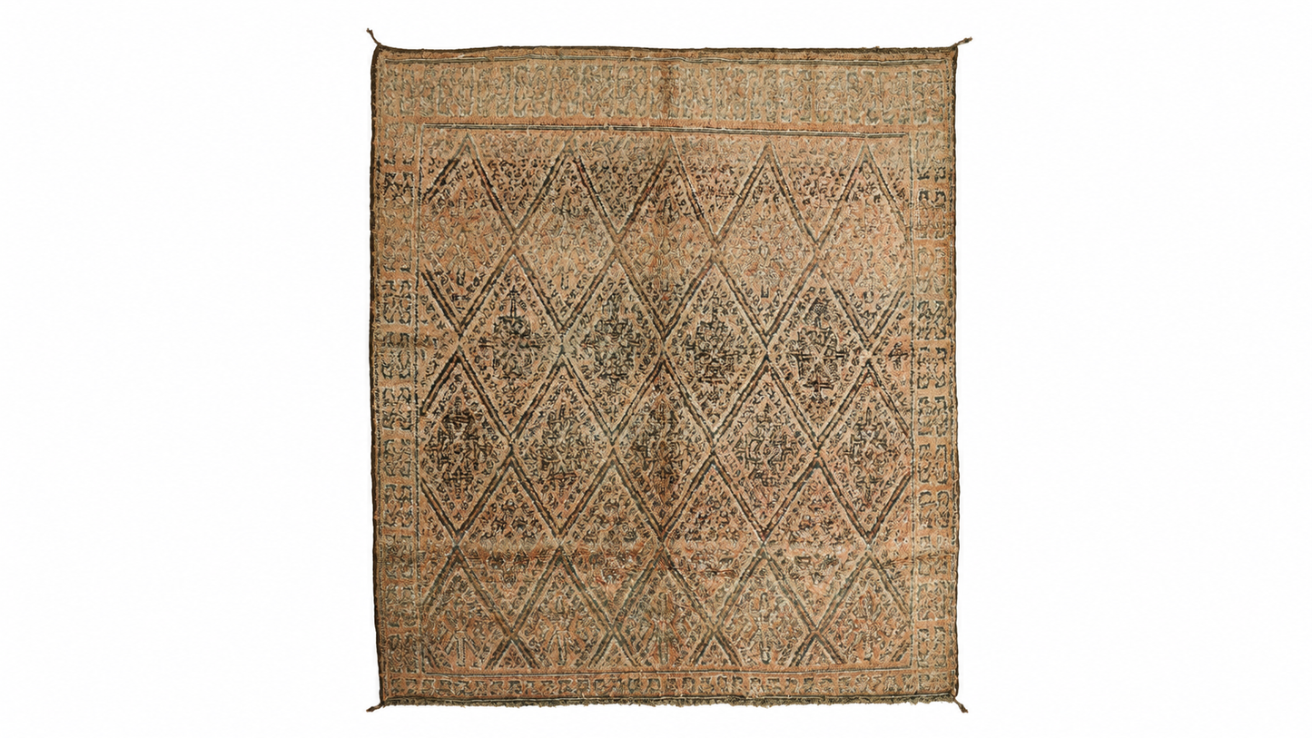 Taziri Vintage Moroccan Rug  6'8" x8'3"