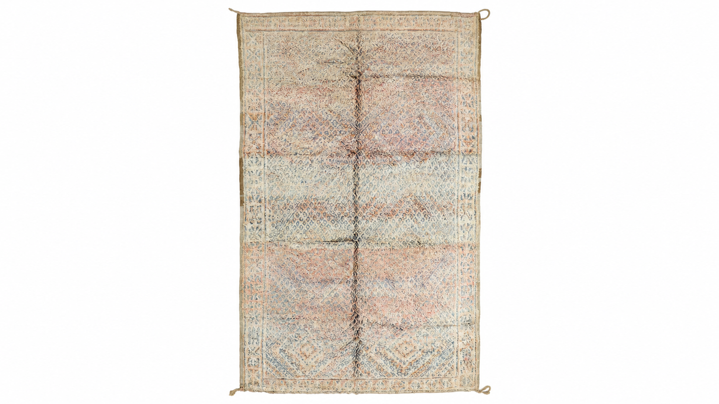 Fidim Vintage Moroccan Rug 6'6" x11'8"