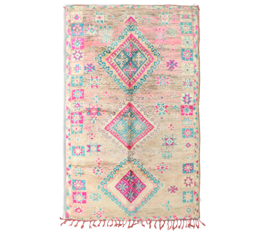 Flen Vintage Moroccan Rug 5'2" x 8'9"