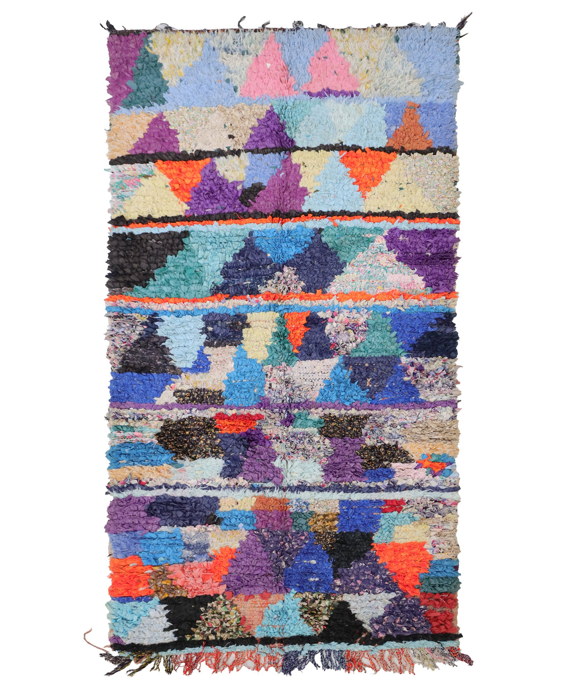 Almasse Boucherouite Rug 3'2" x 7'3"