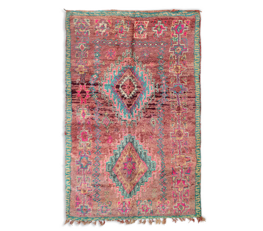 Aghminar Vintage Moroccan Rug 7'1" x 12'6"