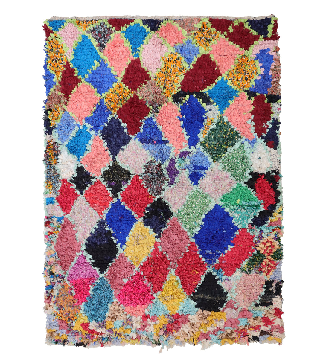 Tafalkayt Boucherouite Rug 4'11''x 6'7''