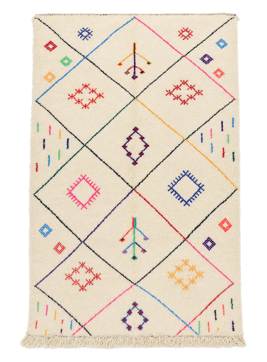 Tisnelt Beni Ourain Rug 5'5" x 8'8"