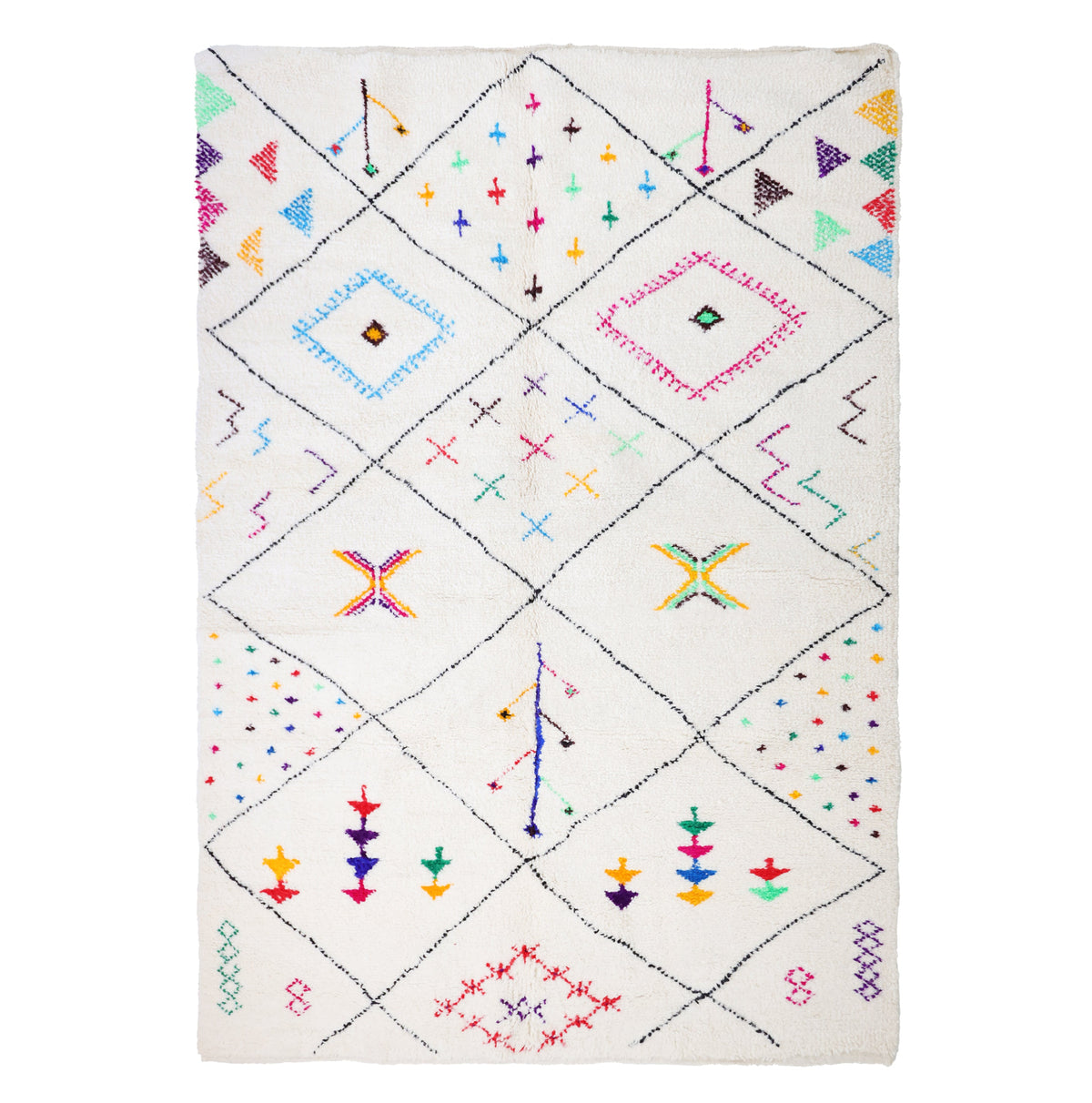 Tanir Beni Ourain Rug  5'8" x 8'9"