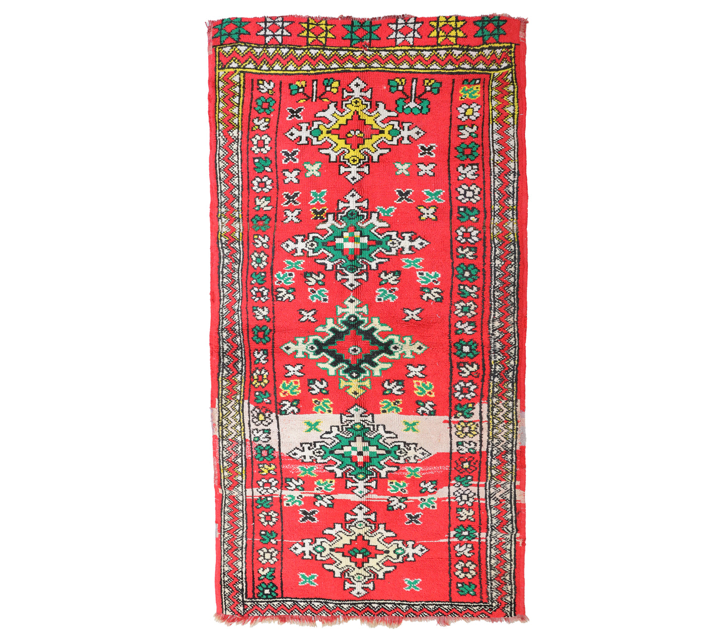 Taous Vintage Moroccan Rug 4'0" x 7'2"