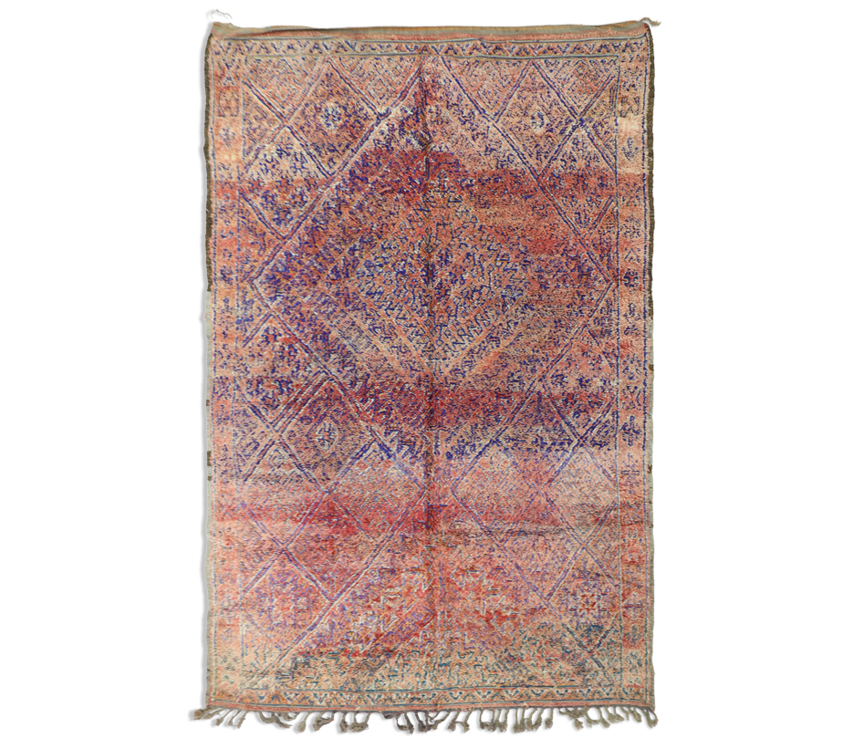 Ghrina Vintage Moroccan Rug 6'6" x 11'3"