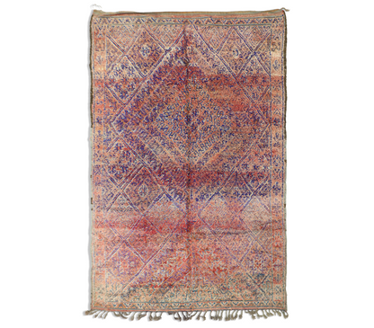 Ghrina Vintage Moroccan Rug 6'6" x 11'3"