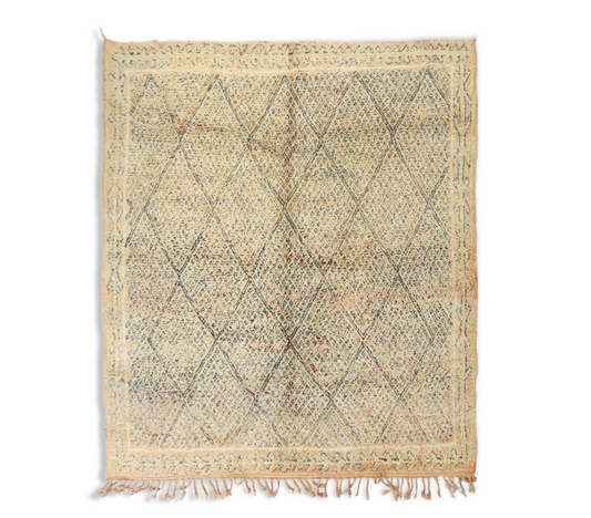 Tigiral Vintage Moroccan Rug 6'9" x 7'9"