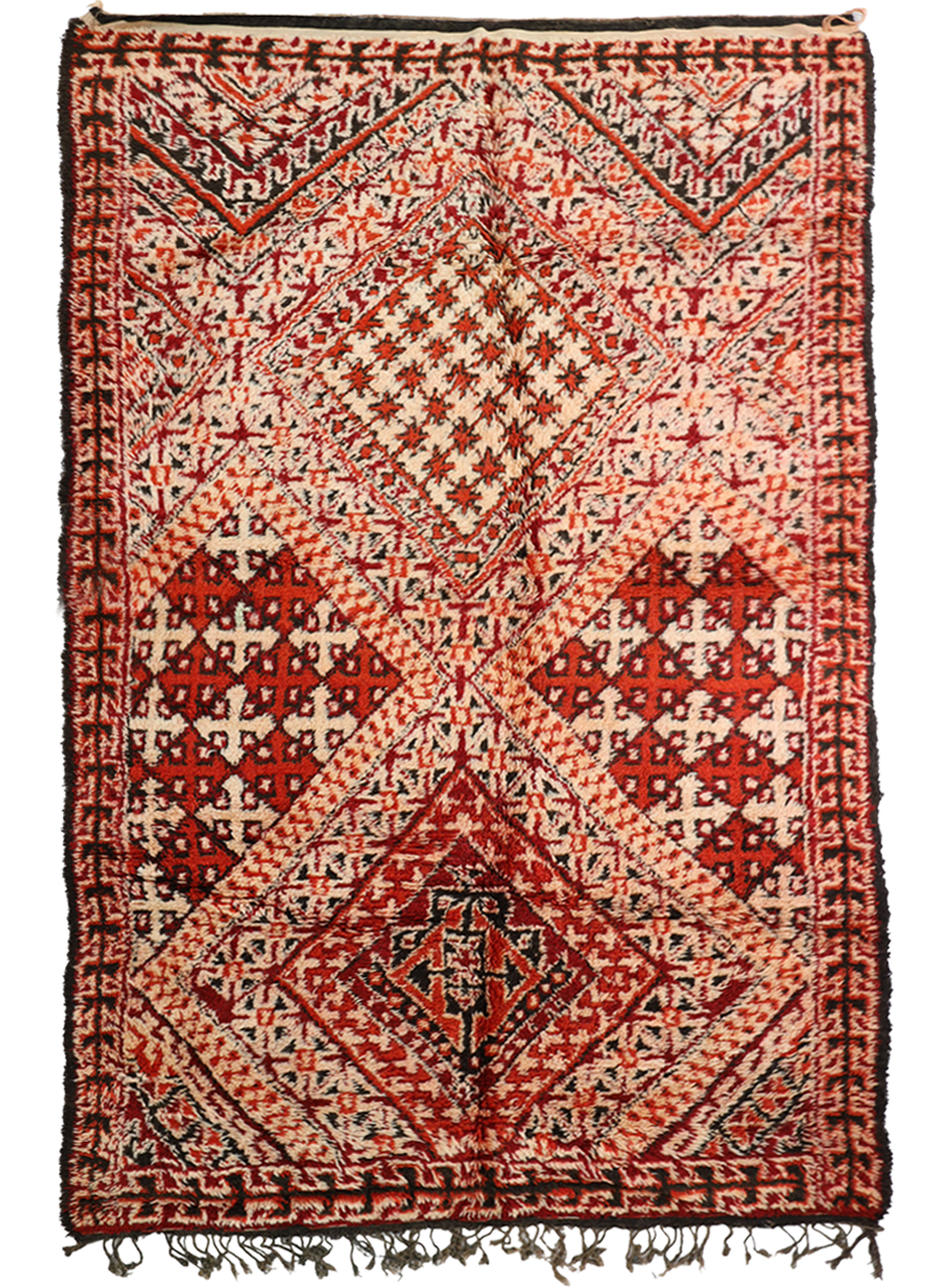 Tassadit Vintage Moroccan Rug 5'9" x 10'6"