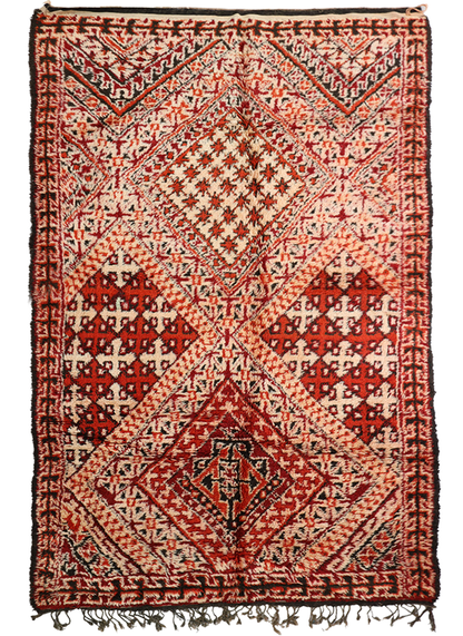 Tassadit Vintage Moroccan Rug 5'9" x 10'6"