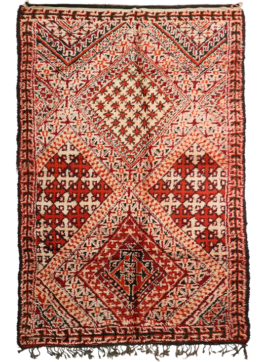 Tassadit Vintage Moroccan Rug 5'9" x 10'6"