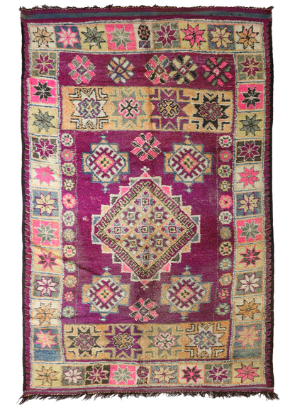 Asirem Vintage Moroccan Rug 6'6" x 13'4"