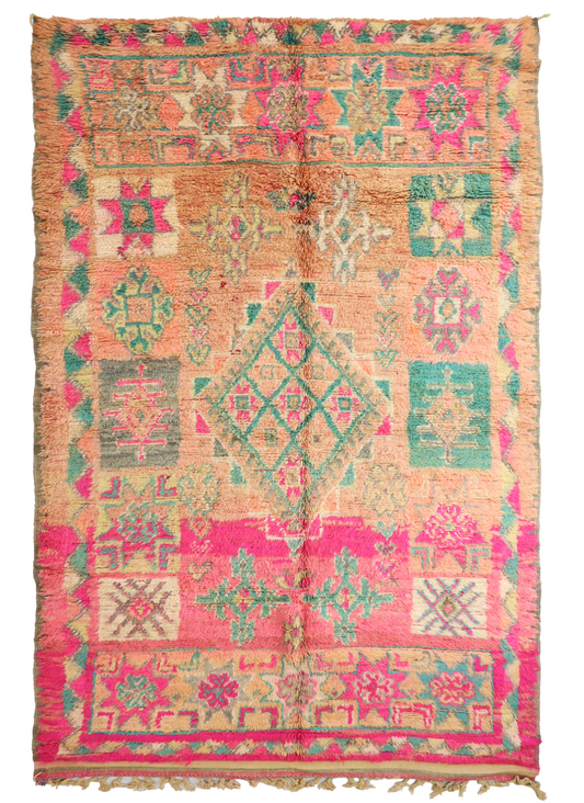 Amalu Vintage Moroccan Rug 5'7" x 11'8"