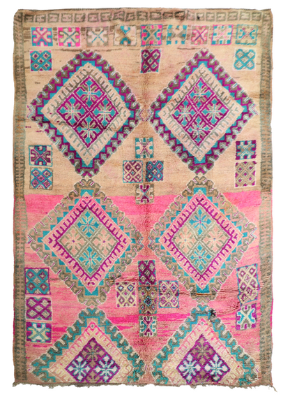 Azul Vintage Moroccan Rug 7'3" x 10'8"