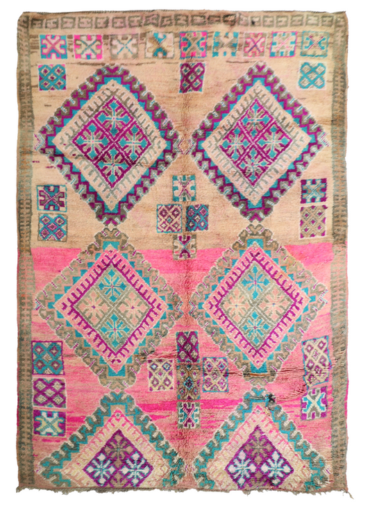 Azul Vintage Moroccan Rug 7'3" x 10'8"