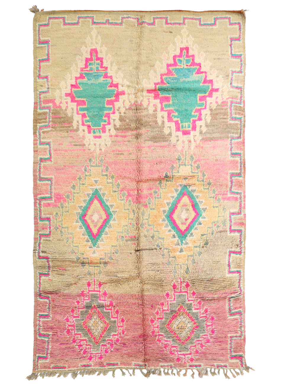 Yamna Vintage Moroccan Rug 5'7" x 11'7"