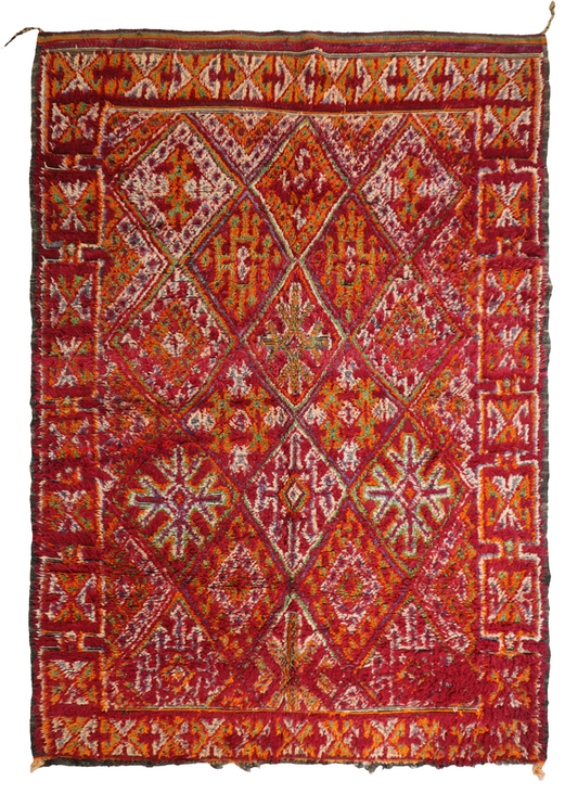 Tifezza Vintage Moroccan Rug 5'7" x 9'6"