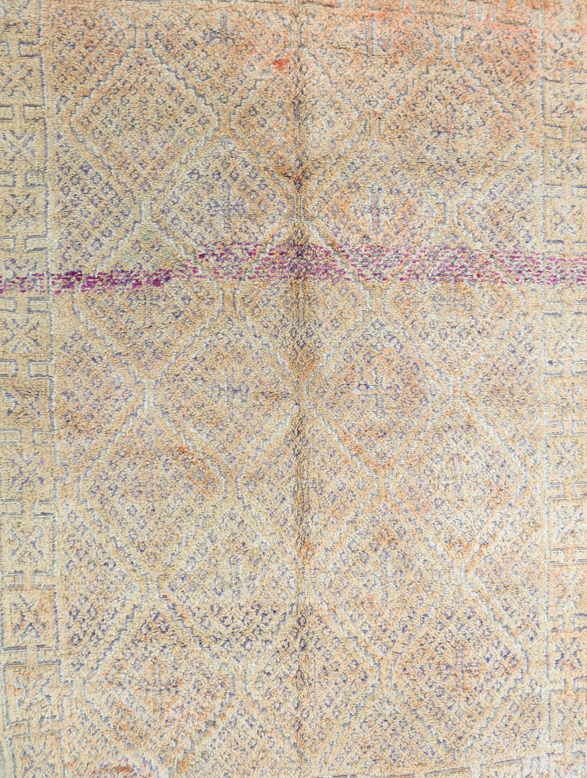 Zarif Vintage Moroccan Rug  6'7" x 9'6"